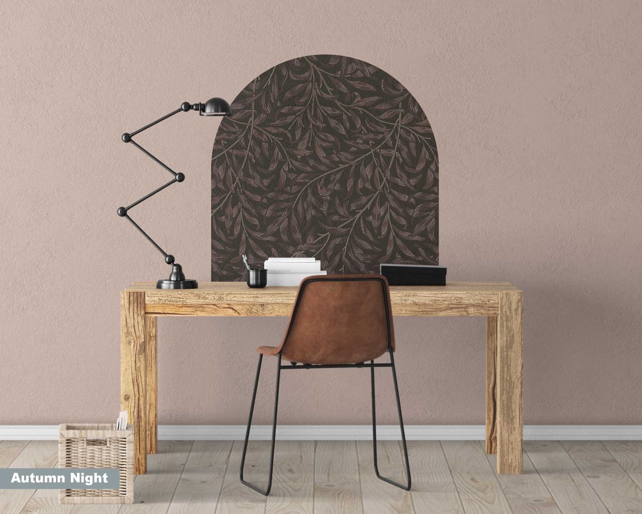Best Beautiful Simple Boho Willow Arch Wall Stickers