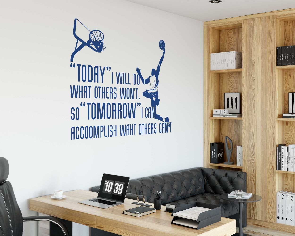 Inspirational Quotes Gaming Sports Wall Stickers 