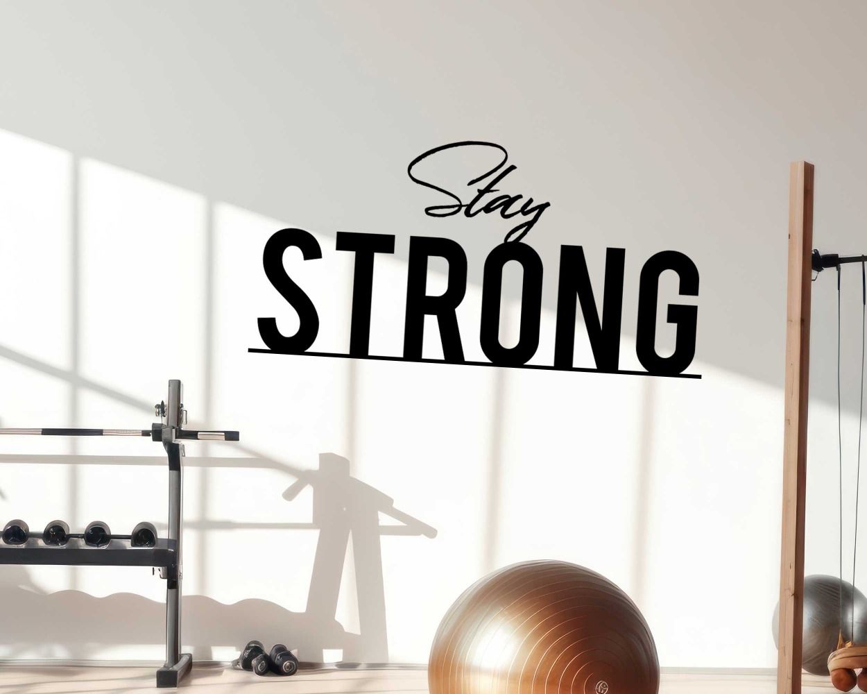 Stay Strong Quotes Wall Decals For Home Living Room Wall Decoration