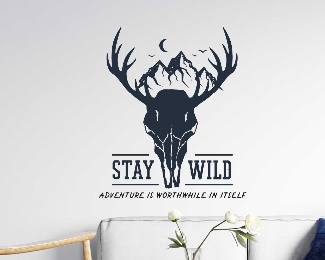 Stay Wild Motivational Quote Wall Decals