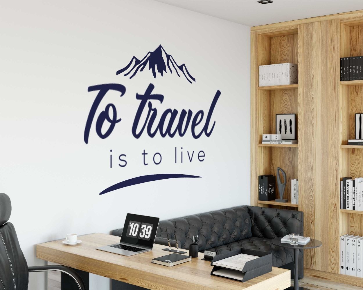 To Travel Is To Live Motivative Wall Stickers