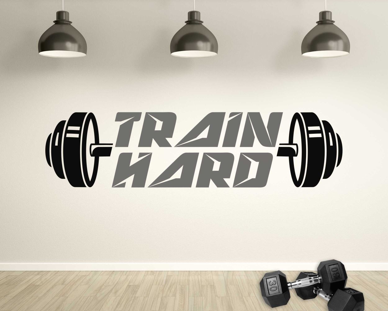 Gym wall quotes stickers