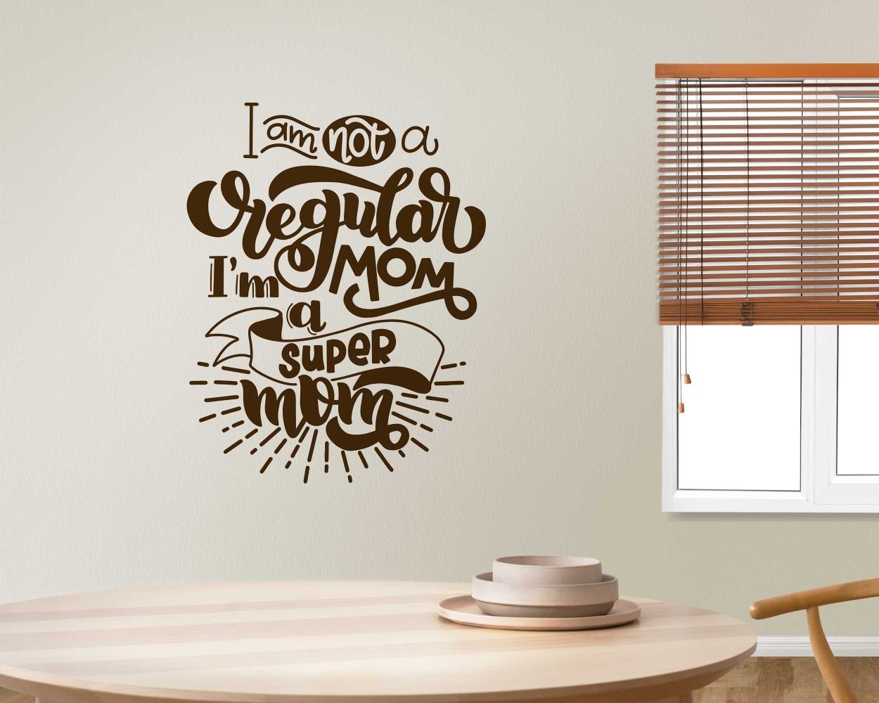 Transform Your Home With Super Mom Quotes Wall Stickers