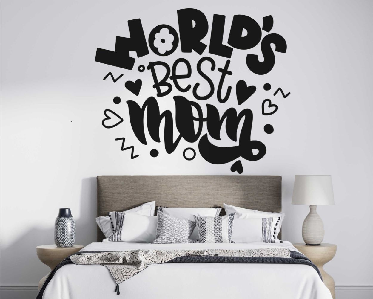 Transform Your Space With World's Best Mom Quotes Wall Decals