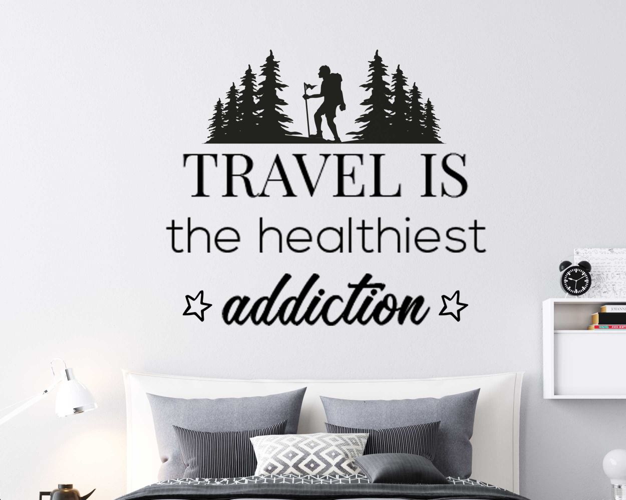 Best Travel Is The Heathiest Addiction Motivational Wall Decals