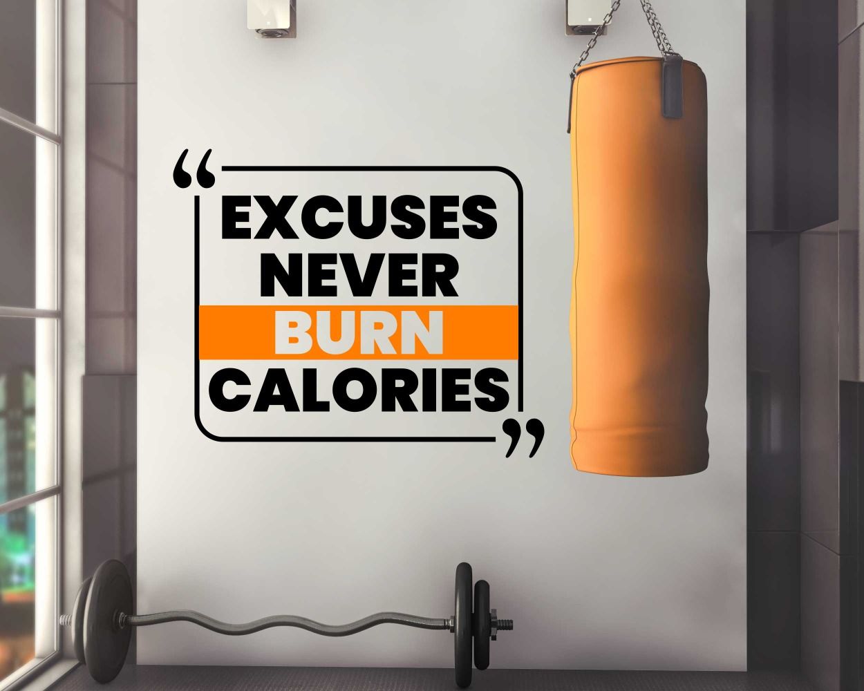 wall quotes stickers for gym wall decor