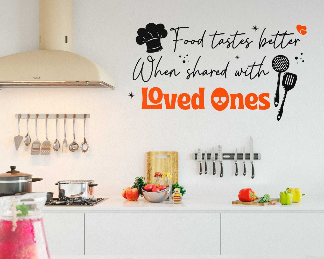 wall quotes stickers for Kitchen wall decor 