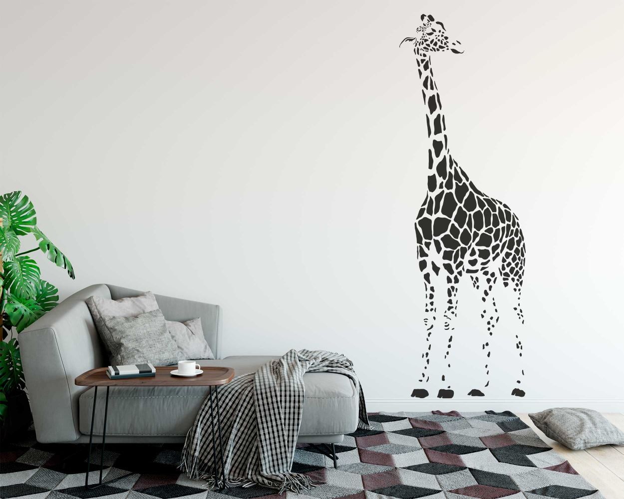 Whimsical Giraffe Animal Wall Stickers For Playful Room Decor