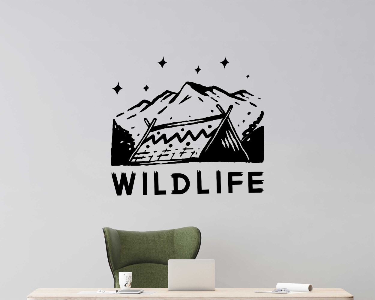 Wild Life Inspirational Vinyl Stickers