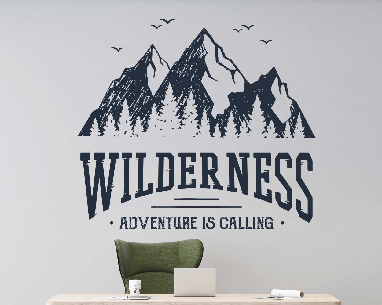 Wilderness Adventure Is Calling Quotes Wall Stickers For Daily Motivation