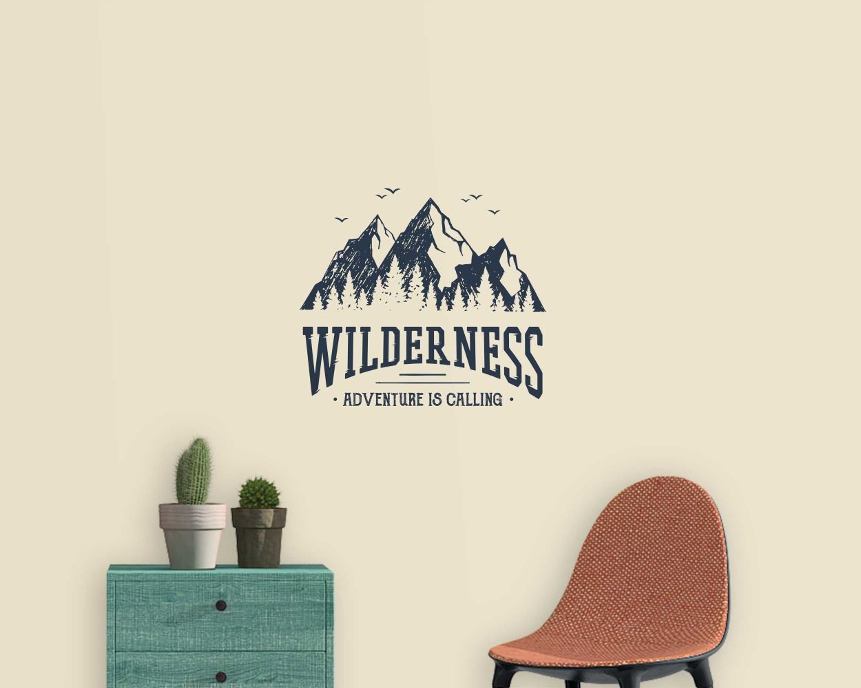 Wilderness Adventure Is Calling Quotes Wall Decal For Daily Motivation