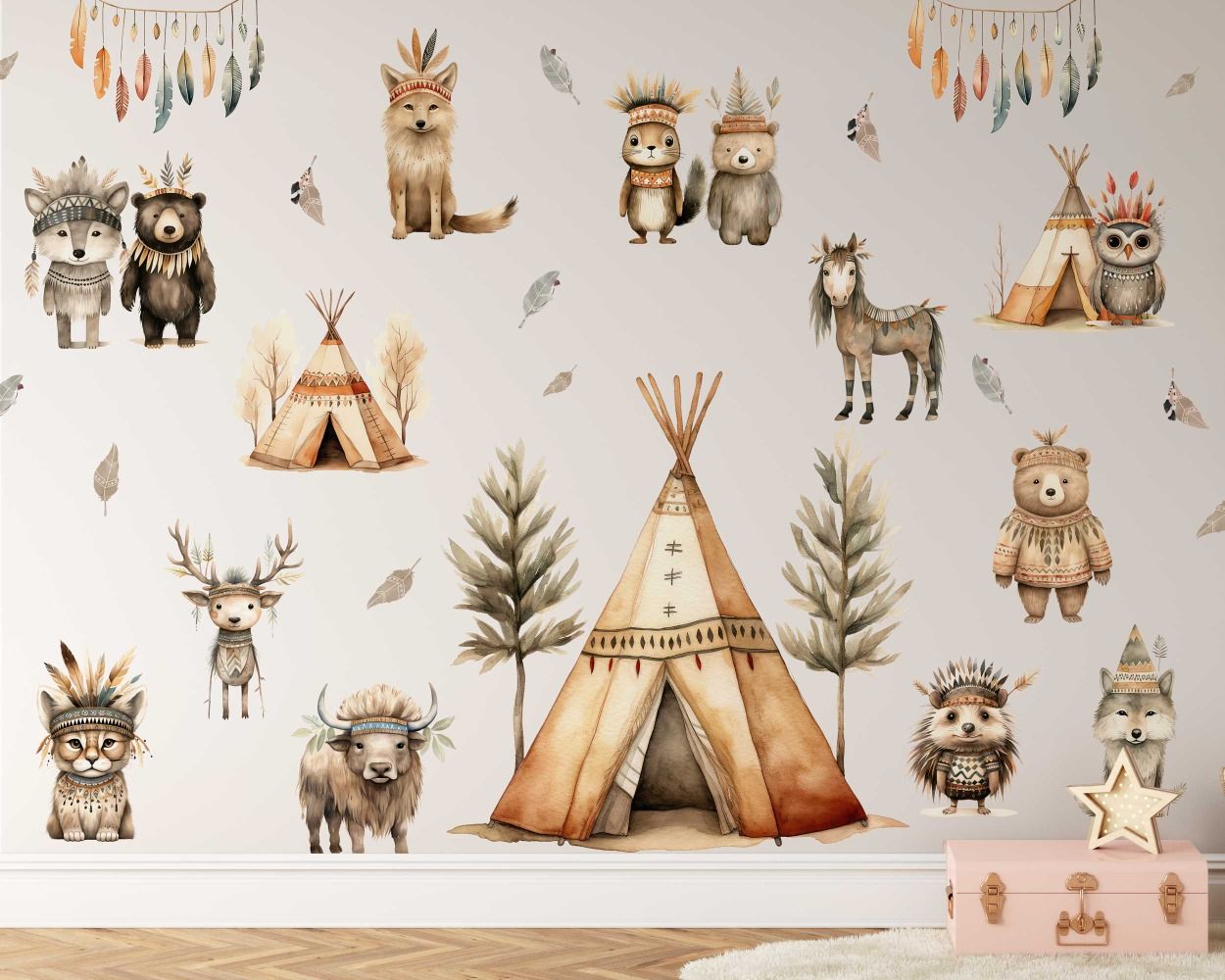Best Beautiful Cute Forest Friends Animals' Wall Stickers