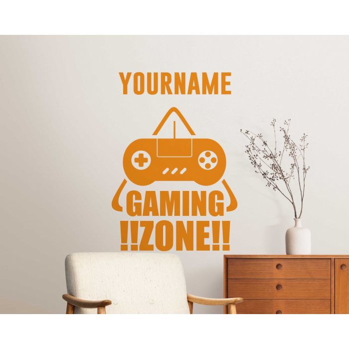 Best Custom Gaming Zone Wall Decals For Gaming Room Decorations