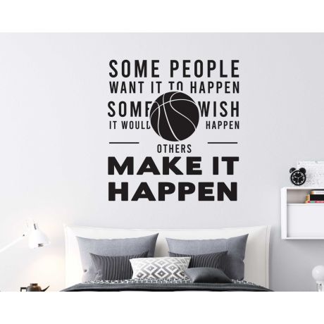 Motivational Sports Office Quotes Wall Stickers For Boy Room Decor, Sports Office Inspirational Quotes Stickers