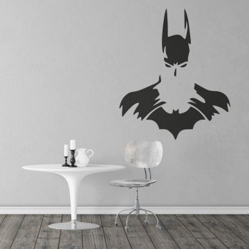 Best Batman Dark Knight Silhouette Vinyl Wall Stickers for Bedroom Wall Decor