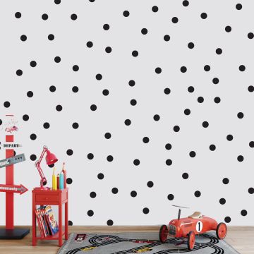 Best Beautiful Giant Polka Dots Pattern Vinyl Wall Stickers for Kids Bedroom Wall Decor
