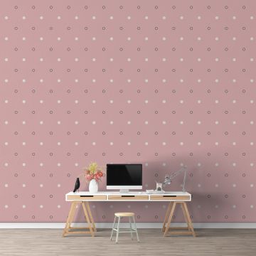 Mixed Colour Dots & Outlined Polka dots Pattern Wall Decals for Kids Bedroom Wall Decor