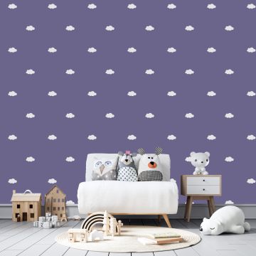 Beautiful Bohemian Clouds Pattern Vinyl Wall Stickers for Kids Bedroom Wall Decor