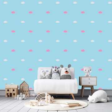Beautiful Bohemian Clouds Pattern Vinyl Wall Stickers for Bedroom Wall Decor
