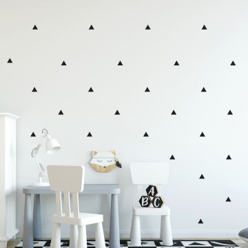Best Beautiful Boho Triangle Pattern Vinyl Wall Decals for Bedroom Wall Decor