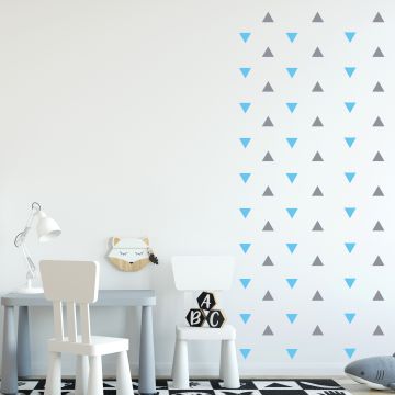 Best Beautiful Boho Triangle Pattern Vinyl Wall Decals for Bedroom Wall Decor