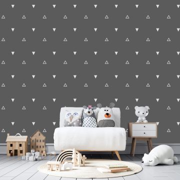 Best Beautiful Boho Triangle Pattern Vinyl Wall Decals for Bedroom Wall Decor