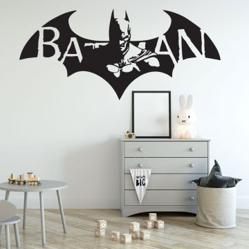 Flying Batman Vinyl Wall Sticker | Huetion