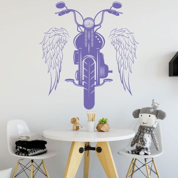 I am the Rock Motor Bike Vinyl Wall Stickers