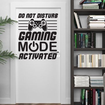 Boys Bedroom Gaming Mode Activated Wall Stickers For Kids