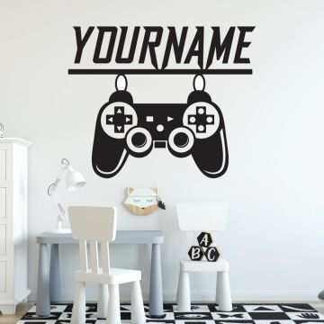 Best Xbox With Custom Name Vinyl Wall Decals for Gaming Room Decor