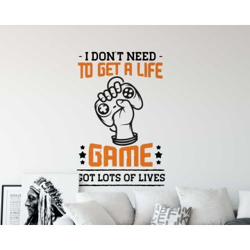 Level Up Your Space with I Don't Need to Get a Life Gaming Stickers