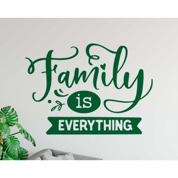 Family Is Everything Quotes Wall Stickers for Home Decor