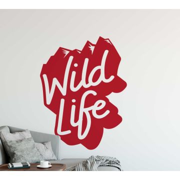 Wildlife Motivational Quote Vinyl Stickers for Home Decor
