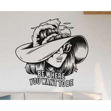 Be Where You Want to Be Best Wall Stickers for Home Decor