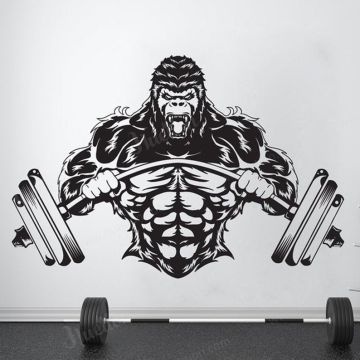 Gym Wall Decals for Gym Wall Decor Workout Quotes Decal