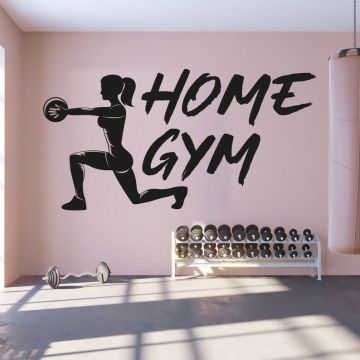 HOME GYM Quotes Gym Wall Stickers for Gym Wall Decor