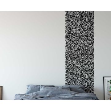 Abstract Seamless Geometric Pattern Wall Decal For Home And Office Decoration 