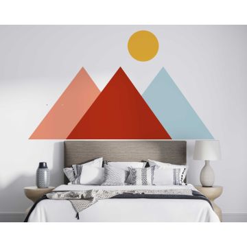 Abstract Triangle Shapes Boho Wall Stickers