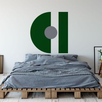 Cute and best styles half and Full Circles Geometric Pattern Boho vinyl Wall Decals for bedroom wall decor