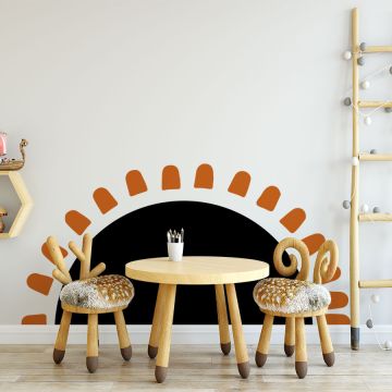 Best Boho Style Sun Wall Decal Nursery Design Shapes Vinyl Wall Stickers for Bedroom Wall Decor