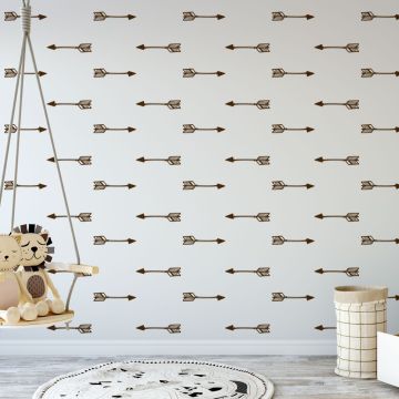 Best Abstract Geometric Arrows Pattern Bohemian Vinyl Wall Decals for Bedroom Decor