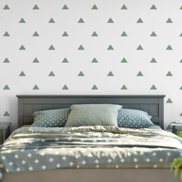 Best Boho Abstract Triangles Pattern Vinyl Wall Decals for Bedroom Wall decor