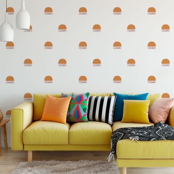 Best Geometric Shapes Boho Vinyl Wall Stickers Abstract Wall Decor