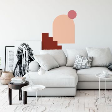 Best Style and Cool Bohemian Arch Shapes Vinyl Wall Stickers for Bedroom Decor