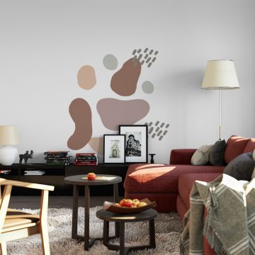 Best Bohemian Abstract Shapes Vinyl Wall Decals for Bedroom Decor