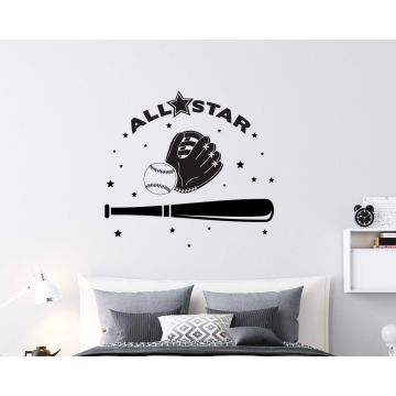 Baseball Wall Decals for Sports Person Room Wall Decor