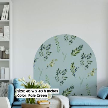 Arch shape bedroom headboard wall stickers