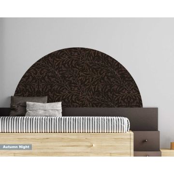 Best Beautiful Boho Willow Half Circle Vinyl Wall Decals For Headboard Decor 