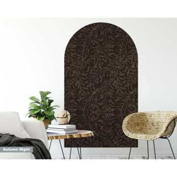 Beautiful Simple Boho Willow Arch Wall Decals For Headboard Decor 
