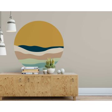 Best Abstract Circle Shape Boho Wall Decals